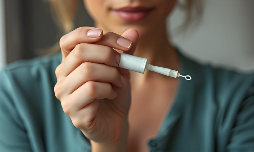cum se introduce un tampon ob