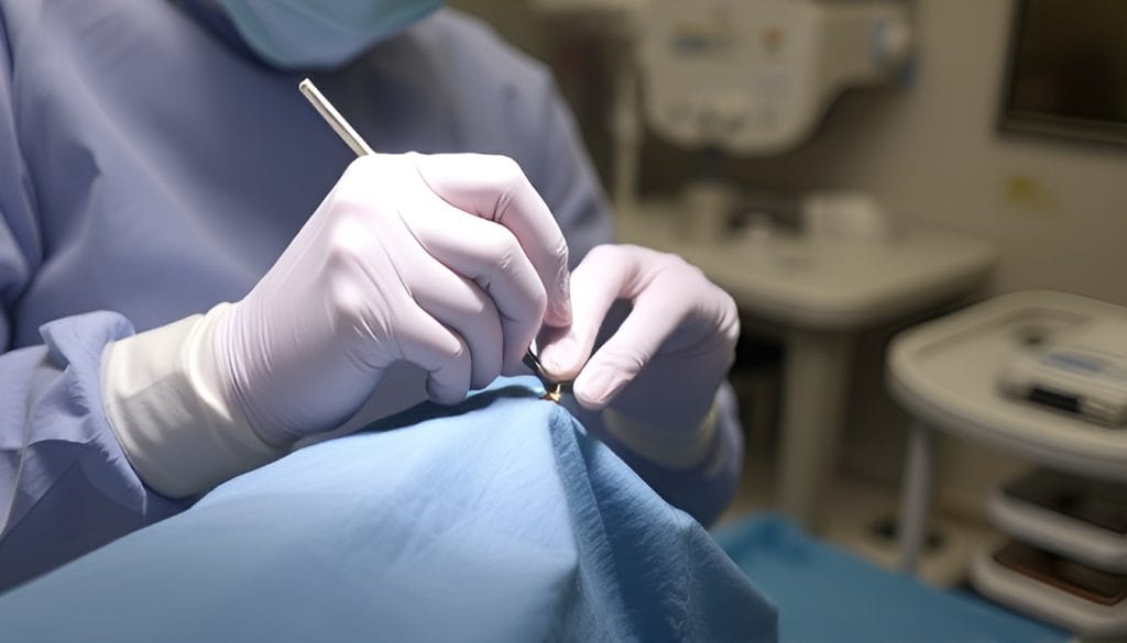 indepartare fire de sutura de la operatie