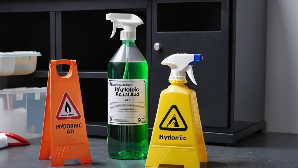 Cum se curăță corect și în siguranță cu acid clorhidric?