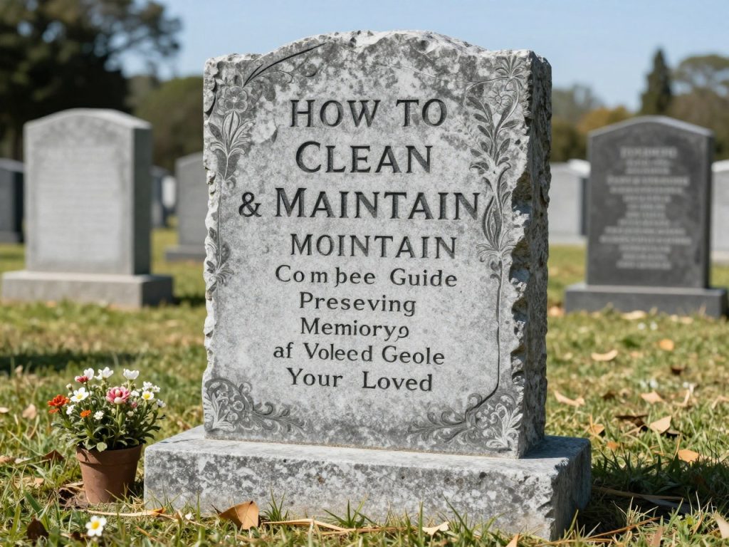 Cum se curăță corect o piatră de mormânt: Ghid complet pentru întreținerea și conservarea monumentelor funerare