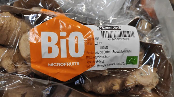 Produsele “BIO” din China comercializate pe piața românească conțin îngrășăminte, erbicide și pesticide