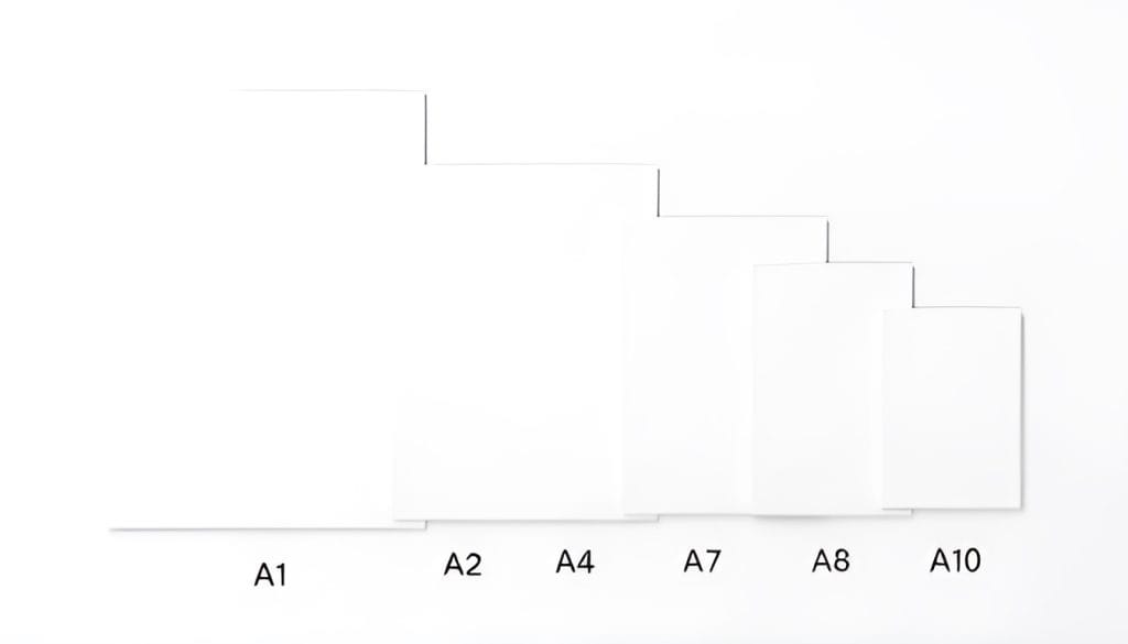 Dimensiuni formate de hârtie A0, A1, A3, A4, A5… în cm, mm și pixel
