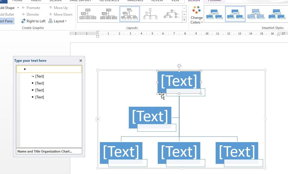 creare arbore genealogic in word