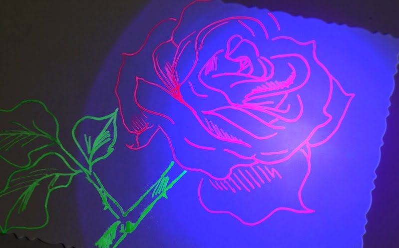 cum faci cerneala uv