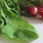 masca de fata cu frunze de ridiche