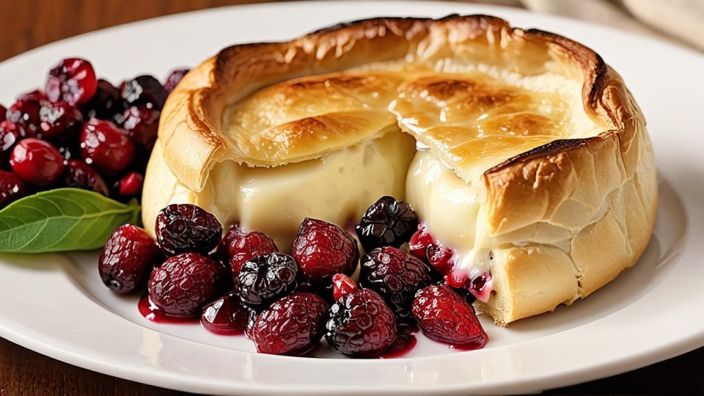 Brie la Cuptor cu Merișoare Uscate și Alune: O Simfonie Delicioasă pentru Suflet și Papile Gustative