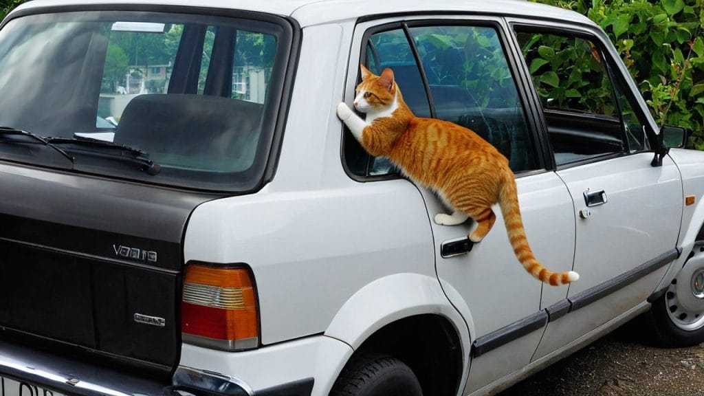 cum sa tii pisicile departe de masina