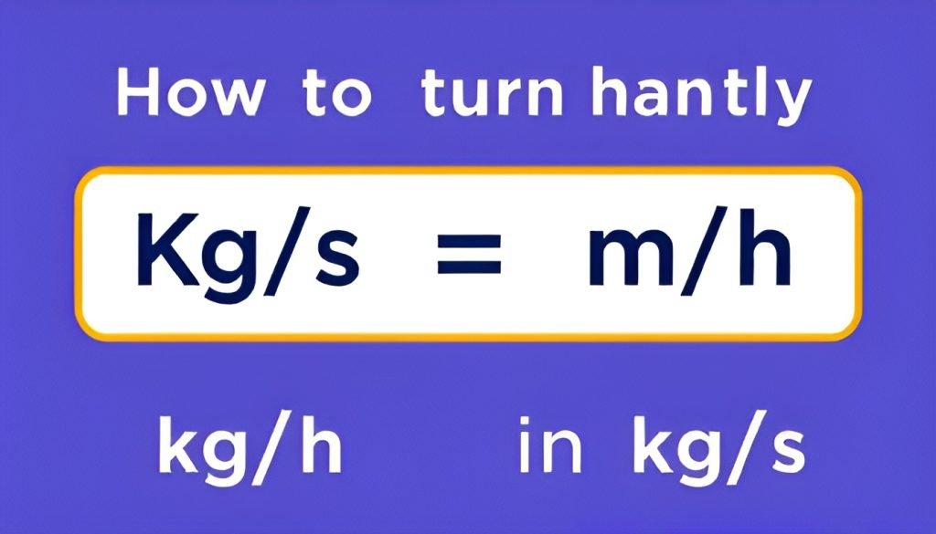 Cum se transformă debitul masic (kg/s) în debit volumetric (m³/h) și invers: Un ghid complet