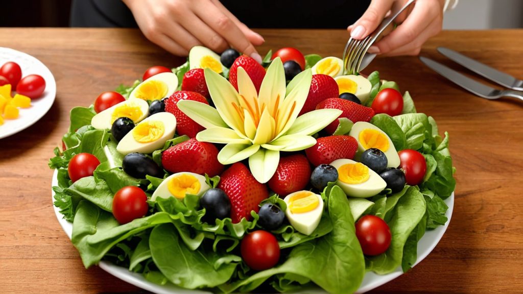 Transformă Salatele în Capodopere Culinare: Ghid Detaliat pentru Decorarea Estetică