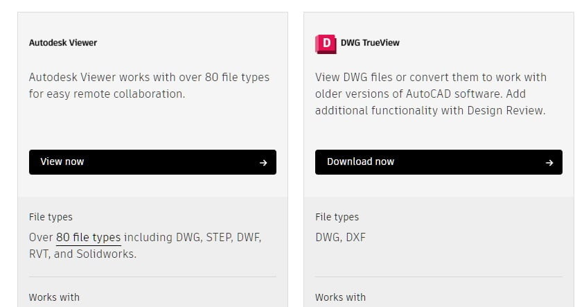 Cum se deschid fișierele .dwg fără a avea instalat Autocad?