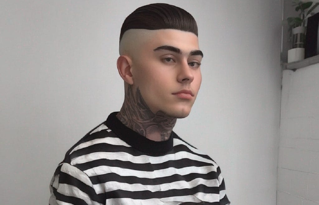 tunsori pentru barbati side stripes