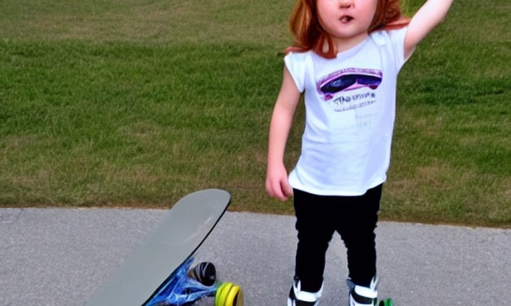 cum inveti un copil sa patineze