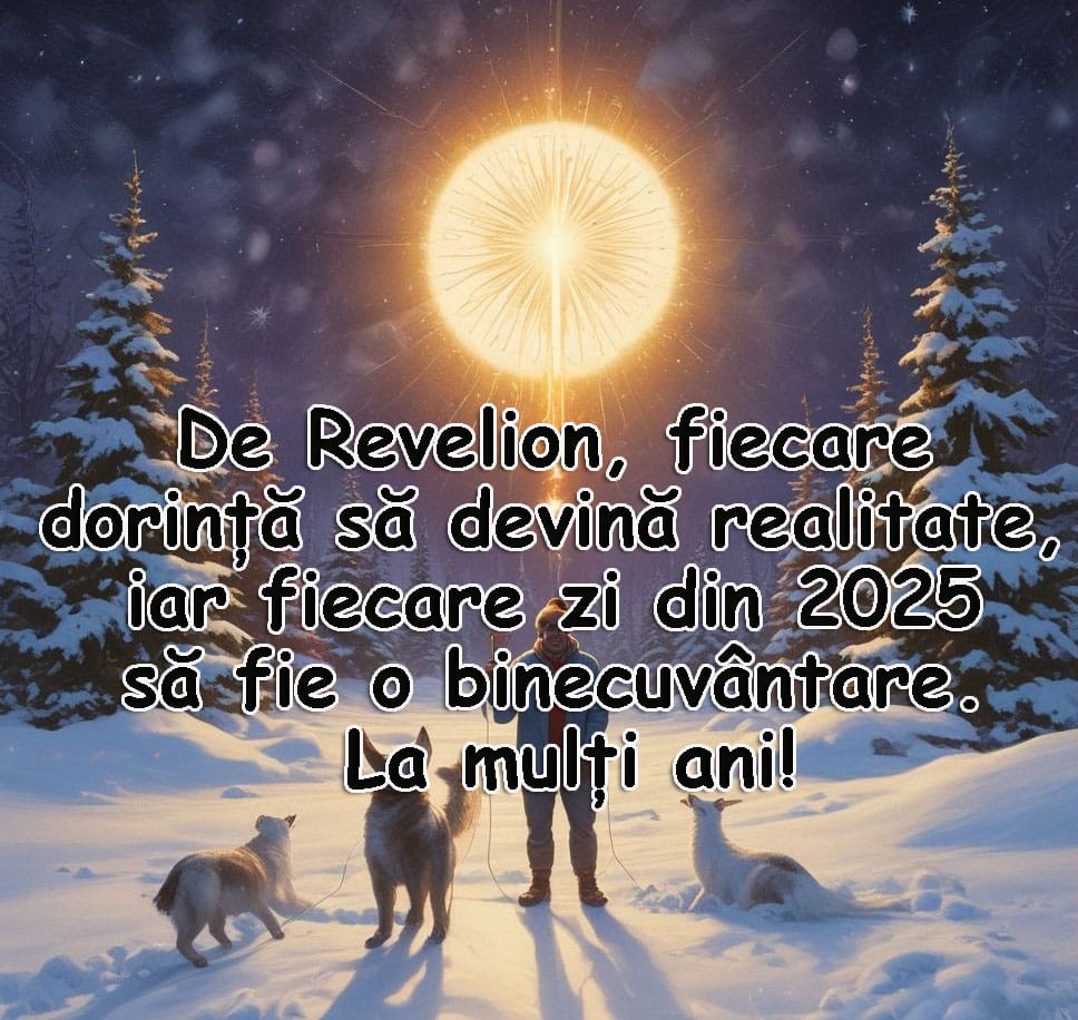 imagini cu urari de revelion 2025