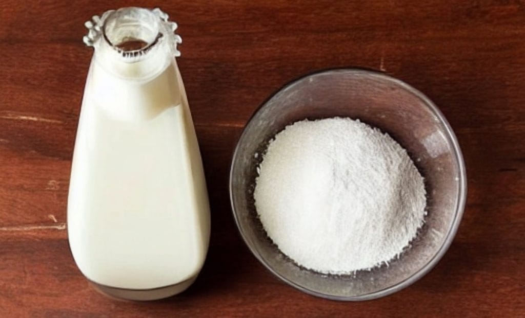 Cat gris se pune la un litru de lapte