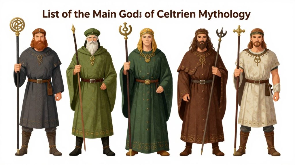 Zeii celtici: Lista principalilor zei ai mitologiei celtice